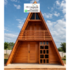 Rumah Kayu Jati Segitiga