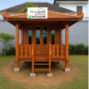 Gazebo Kayu Jati Minimalis