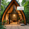 Rumah Lumbung Kaca Kayu Jati