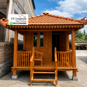 Rumah Joglo Kayu Jati Minimalis