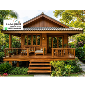Rumah Panggung Kayu Jati