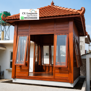 Rumah Kayu Jati Minimalis