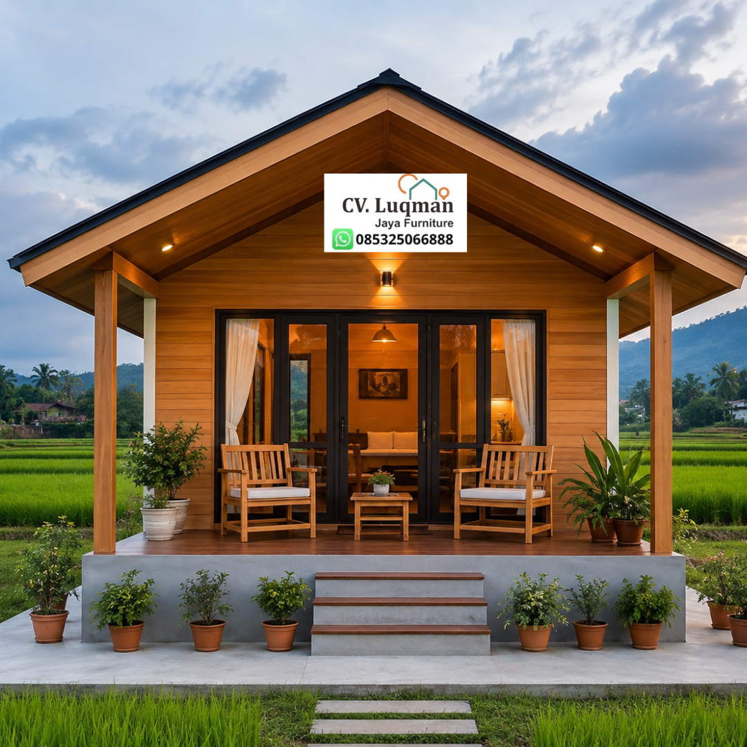 Rumah Kayu Minimalis Modern