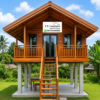 Rumah Panggung Kayu Jati