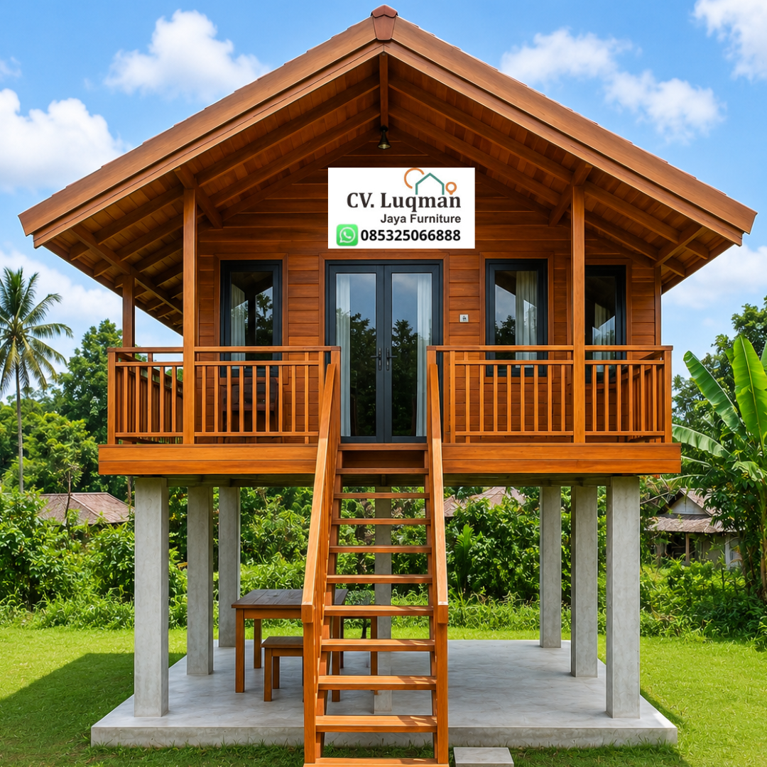 Rumah Panggung Kayu Jati