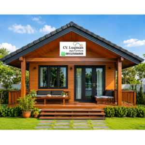 Rumah Glamping Kayu Jati