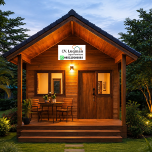 Rumah Kayu Modern Mewah