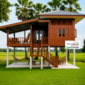 Rumah Panggung Kayu Jati
