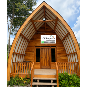 Rumah Lumbung Kayu Jati Minimalis