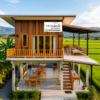 Rumah Kayu Jati Minimalis