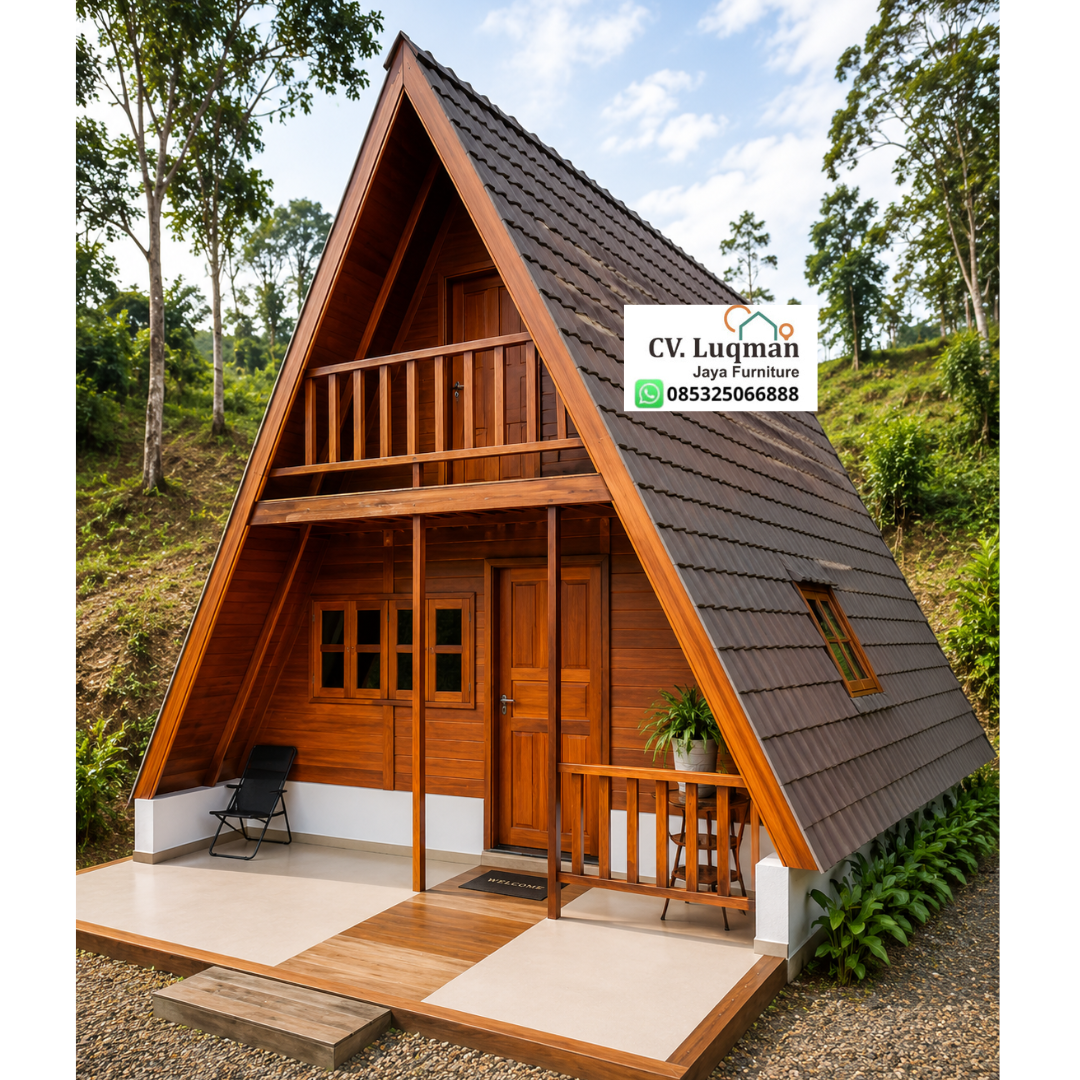 Rumah Kayu Jati Segitiga Rumah Kayu Jati Segitiga