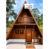 Rumah Kayu Jati Segitiga