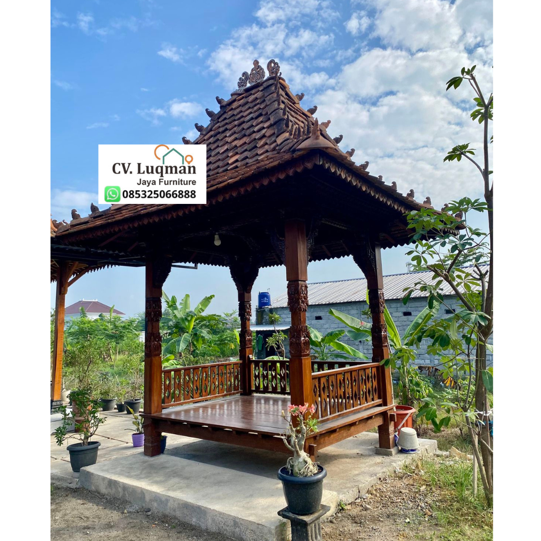 Pendopo Gazebo Kayu Jati Pendopo Gazebo Kayu Jati