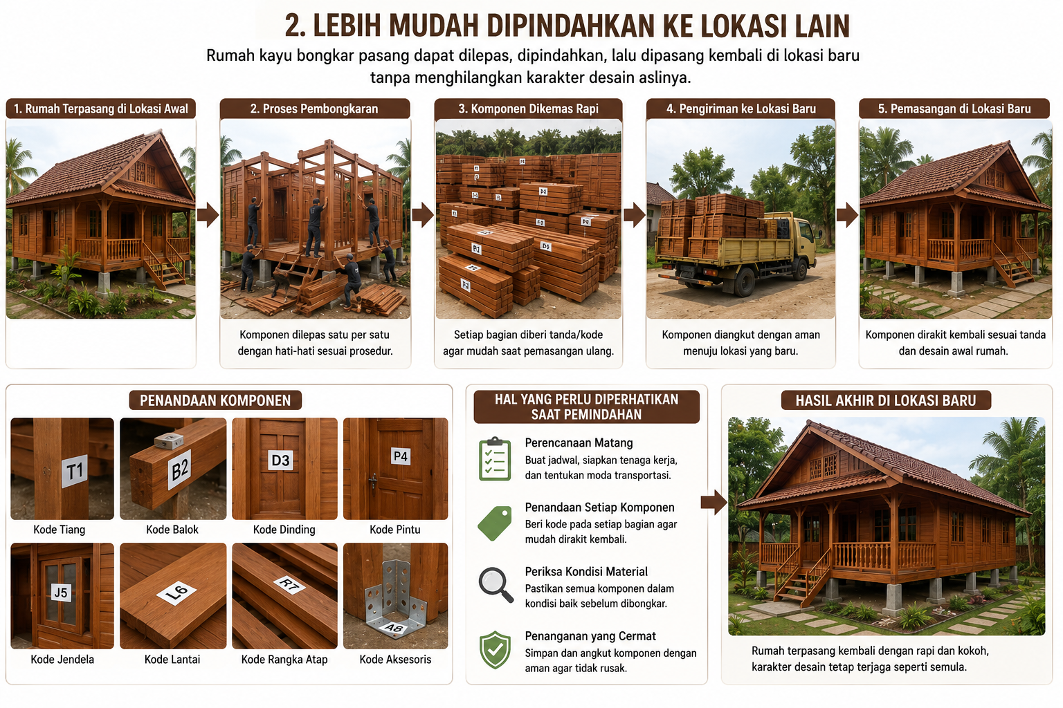 8 Keuntungan Memilih Rumah Kayu Jati Bongkar Pasang