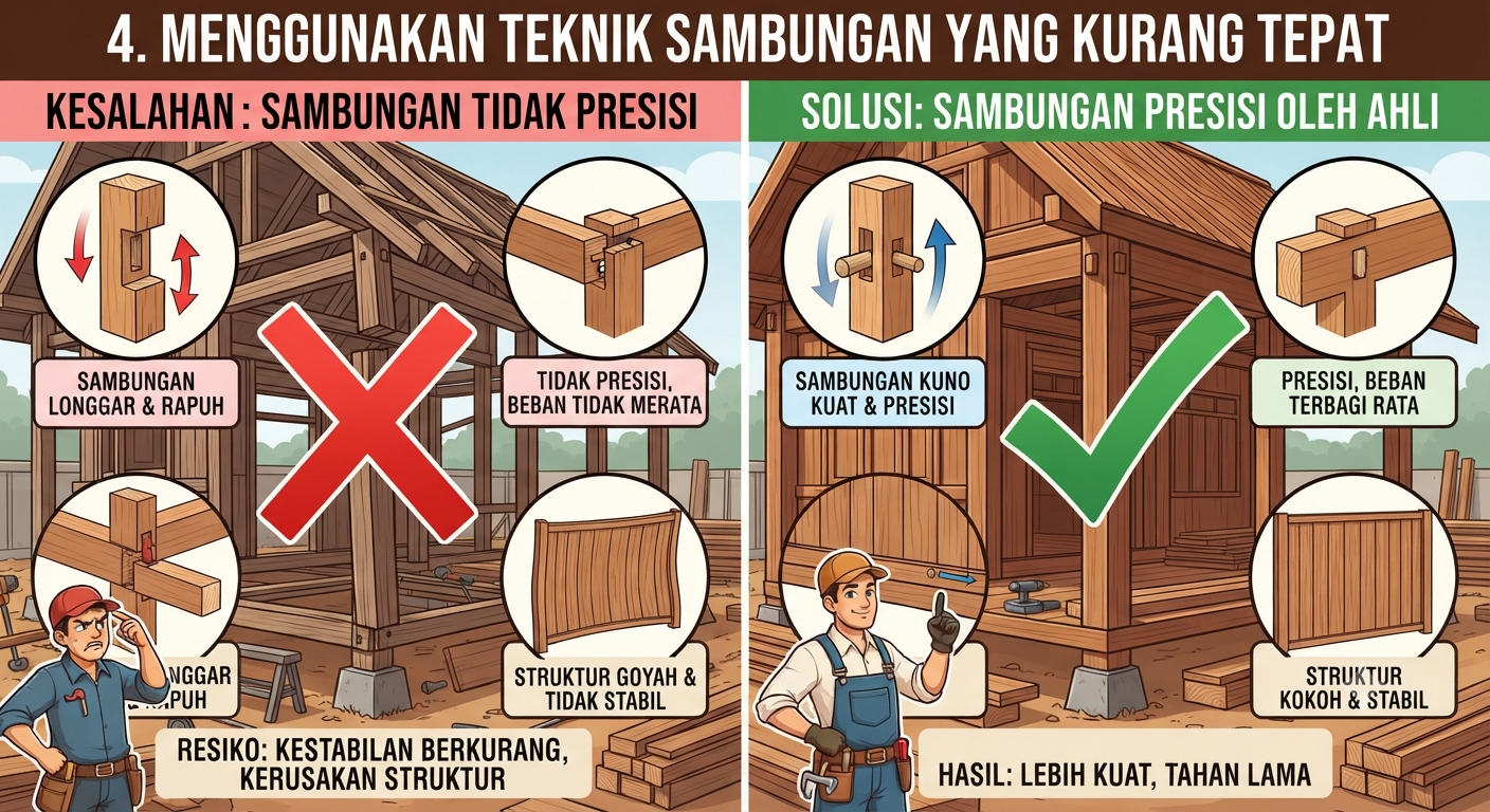 Harus Anda Hindari Saat Membangun Rumah Kayu Jati