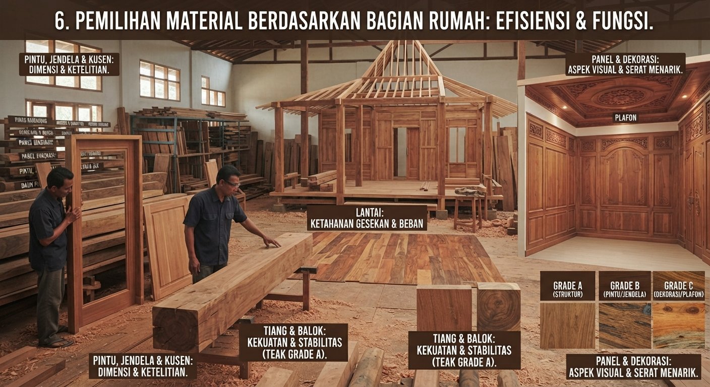 7 Faktor yang Menentukan Kualitas Kayu Jati 