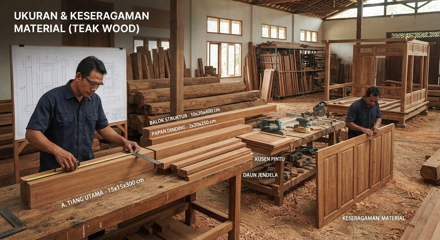 7 Faktor yang Menentukan Kualitas Kayu Jati 
