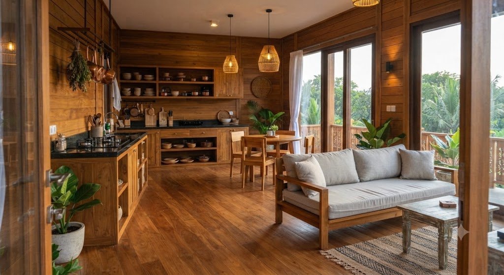 
10 Inspirasi Desain Rumah Kayu Jati