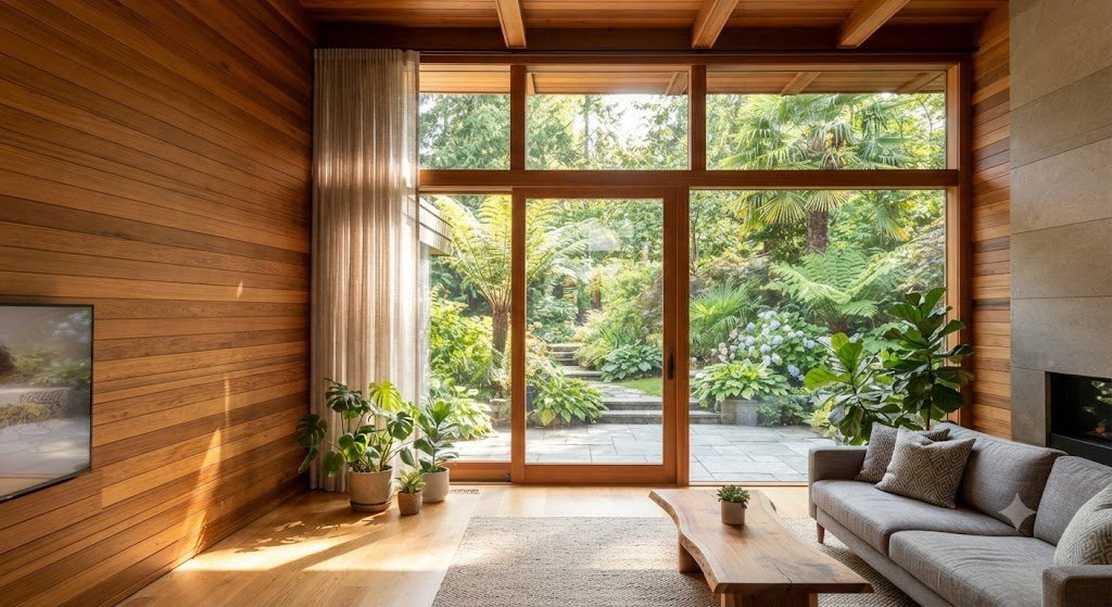 6 Cara Memadukan Rumah Kayu Jati dengan Kaca untuk Tampilan Modern