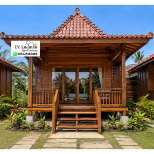 Rumah Joglo Minimalis Kayu Jati
