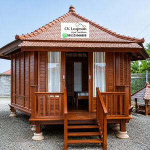Rumah Kayu Jati Limasan Mewah