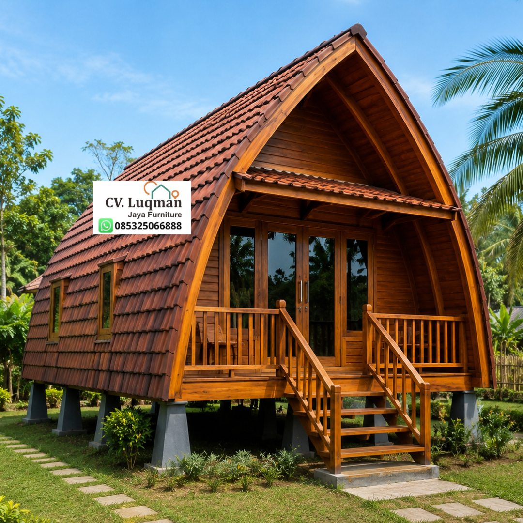 Rumah Lumbung Kayu Jati Klasik Rumah Lumbung Kayu Jati Klasik