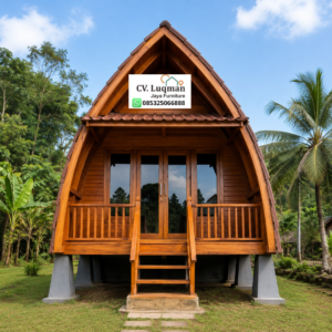 Rumah Lumbung Kayu Jati Klasik