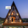 Rumah Segitiga Kayu Jati