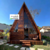 Rumah Segitiga Kayu Jati