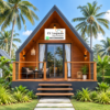 Rumah Glamping Kayu Jati Klasik