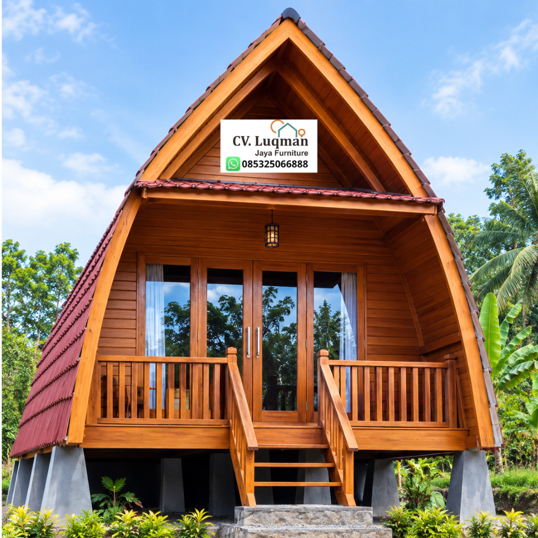 Rumah Lumbung Kayu Jati