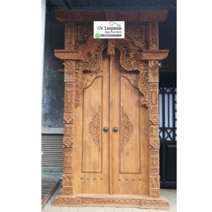 Pintu Gebyok Ukir Kayu Jati Klasik