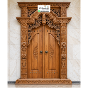 Pintu Gebyok Ukir Kayu Jati
