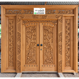 Pintu Gebyok Ukir Kayu Jati