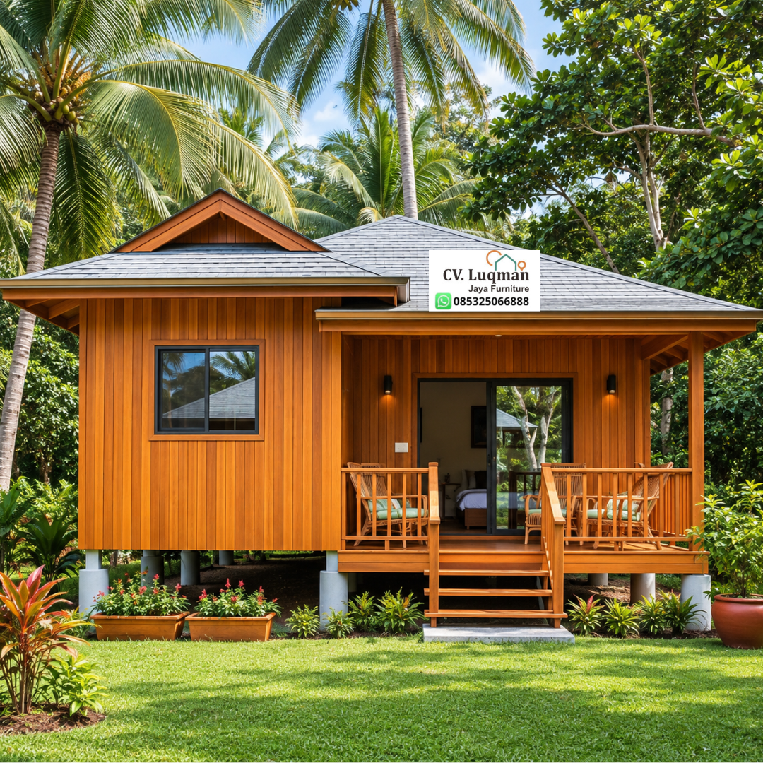 Rumah Panggung Kayu Jati