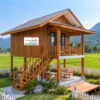 Rumah Panggung Kayu Jati