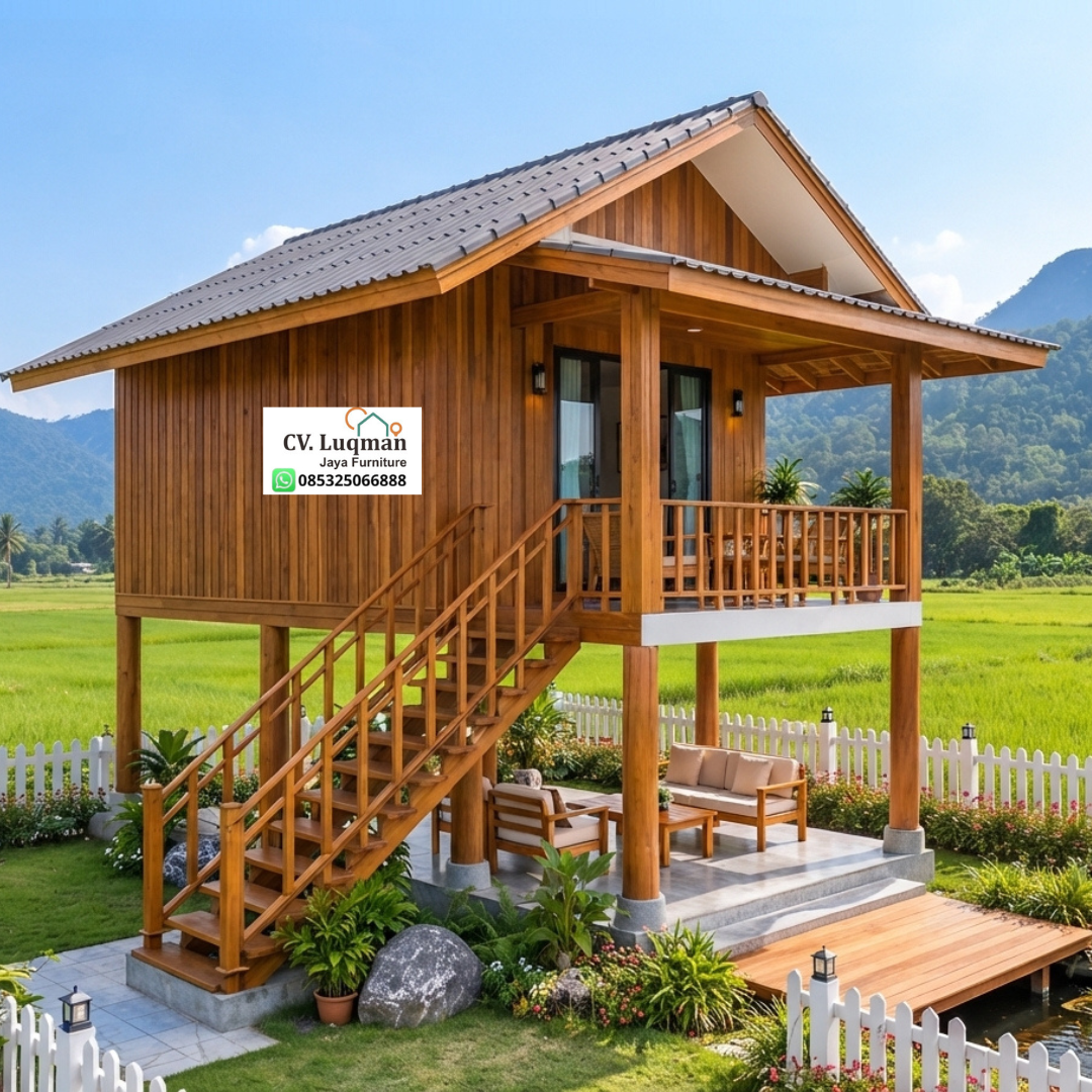 Rumah Panggung Kayu Jati