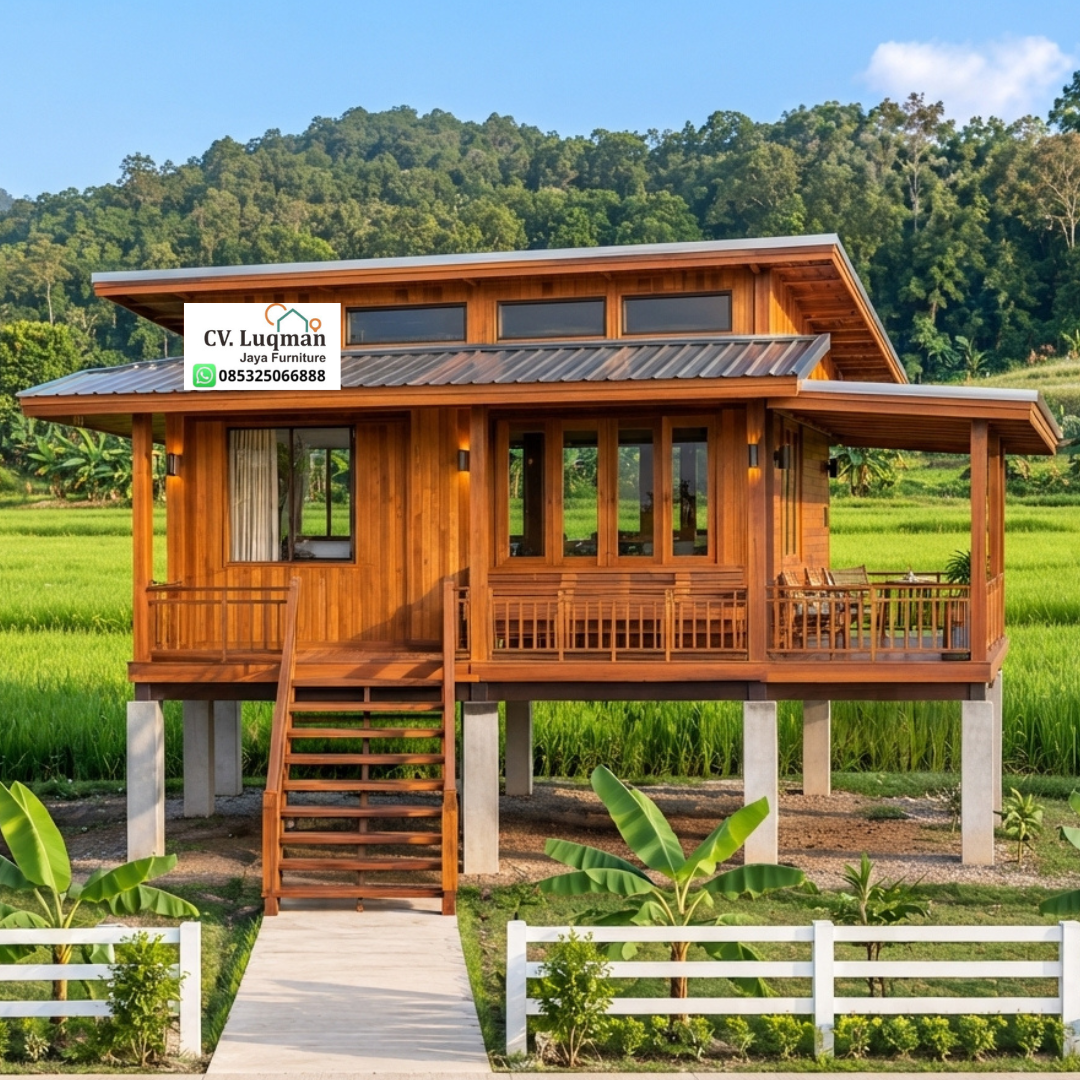 Rumah Panggung Kayu Jati Rumah Panggung Kayu Jati