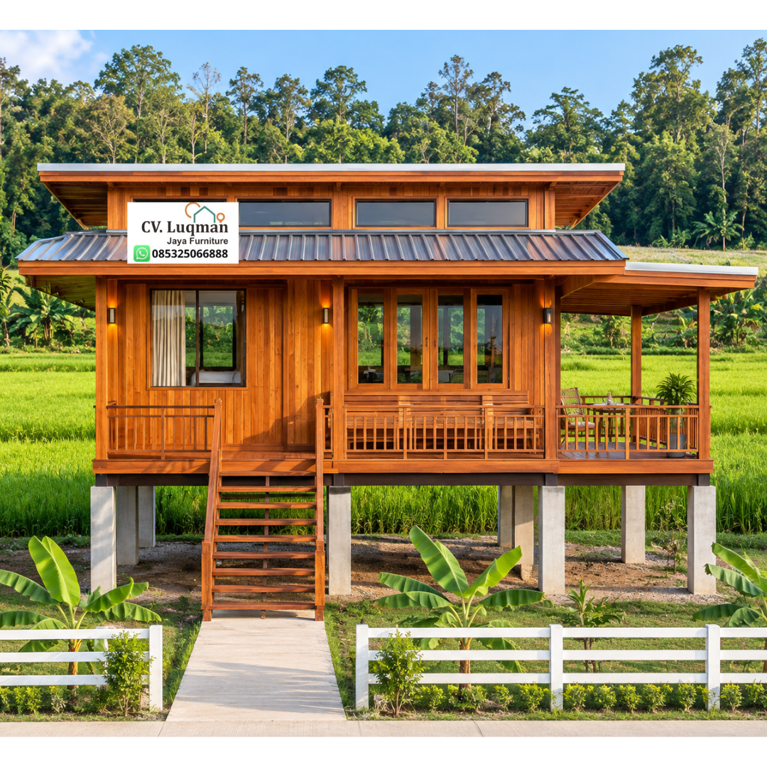 Rumah Panggung Kayu Jati
