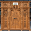 Pintu Gebyok Ukir Kayu Jati