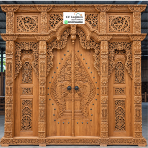 Pintu Gebyok Ukir Kayu Jati