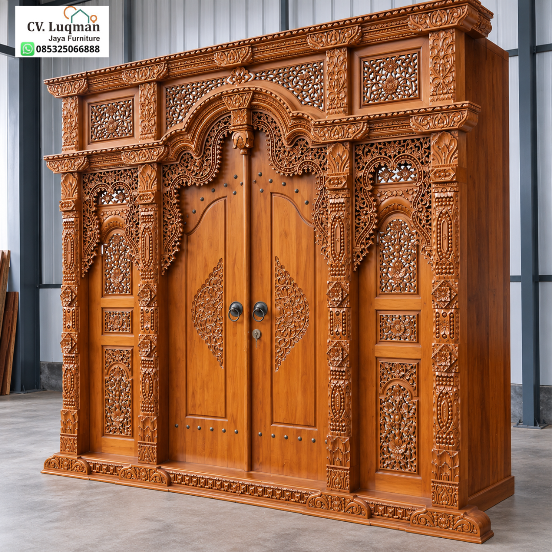Pintu Gebyok Ukir Kayu Jati Pintu Gebyok Ukir Kayu Jati