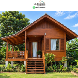 Rumah Panggung Kayu Jati Klasik