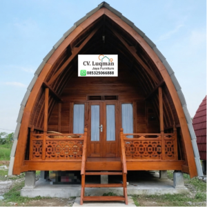 Rumah Kayu Jati Minimalis Modern Mewah