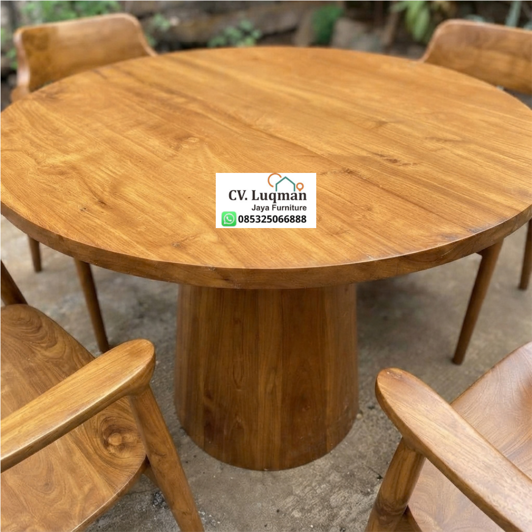 7 Keunggulan Set Meja Makan Kayu Jati 4 Kursi untuk Ruang Makan yang Elegan dan Nyaman