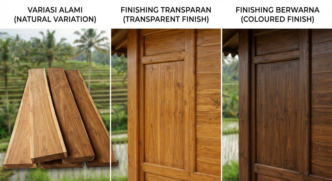 8 Tanda Kayu Jati Berkualitas