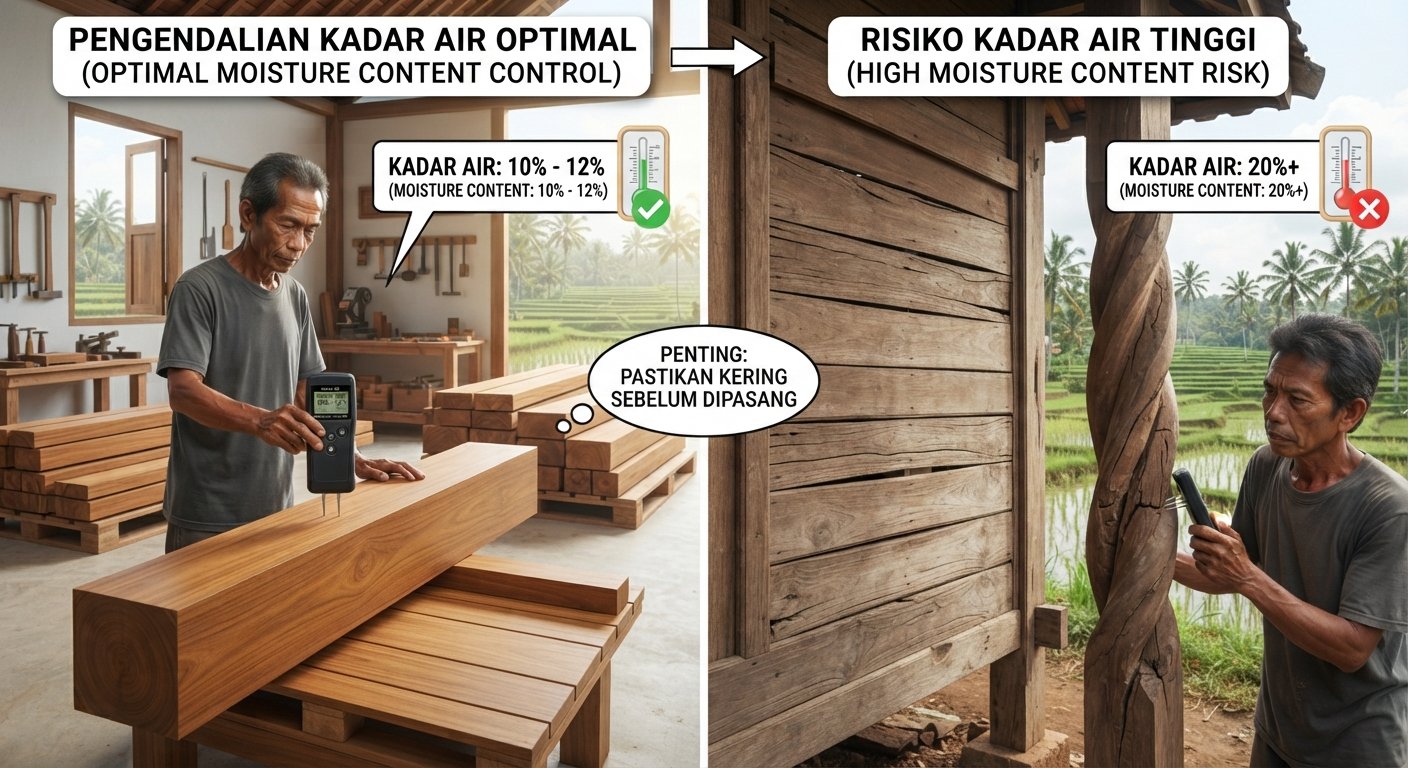 8 Tanda Kayu Jati Berkualitas