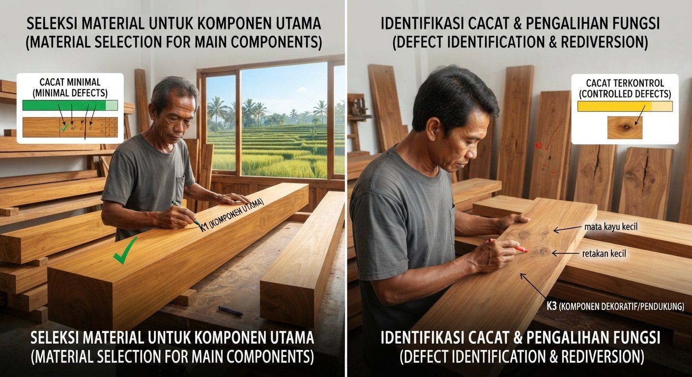 8 Tanda Kayu Jati Berkualitas