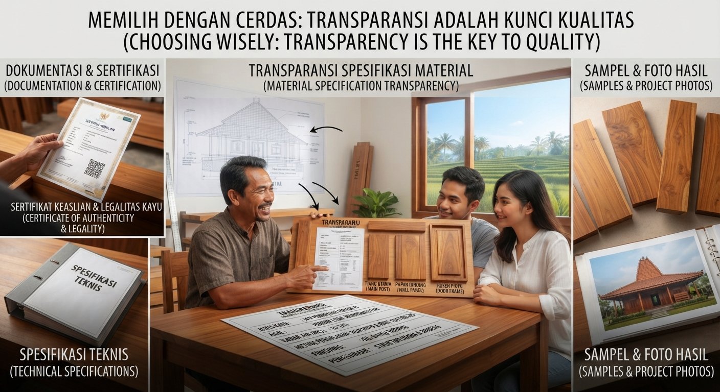 8 Tanda Kayu Jati Berkualitas