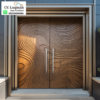 Pintu Kayu Utama Minimalis Ukir CNC Topografi 3D 